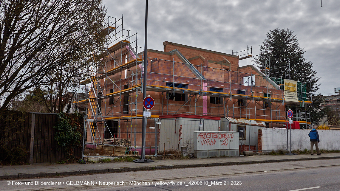 21.03.2023 - Baustelle und Wohnanlage Niederalmstraße 16